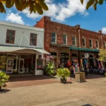 Storefronts in Savannah City Market