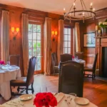 Dining room at the Olde pink house